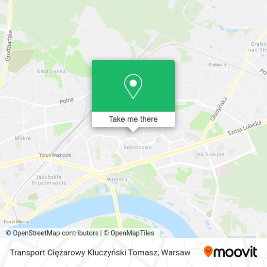 Карта Transport Ciężarowy Kluczyński Tomasz