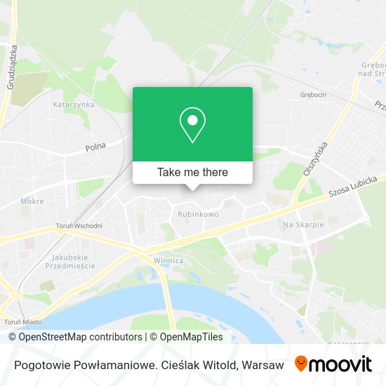 Pogotowie Powłamaniowe. Cieślak Witold map