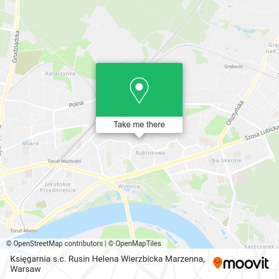 Księgarnia s.c. Rusin Helena Wierzbicka Marzenna map