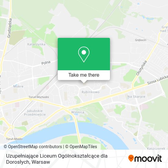 Uzupełniające Liceum Ogólnokształcące dla Dorosłych map