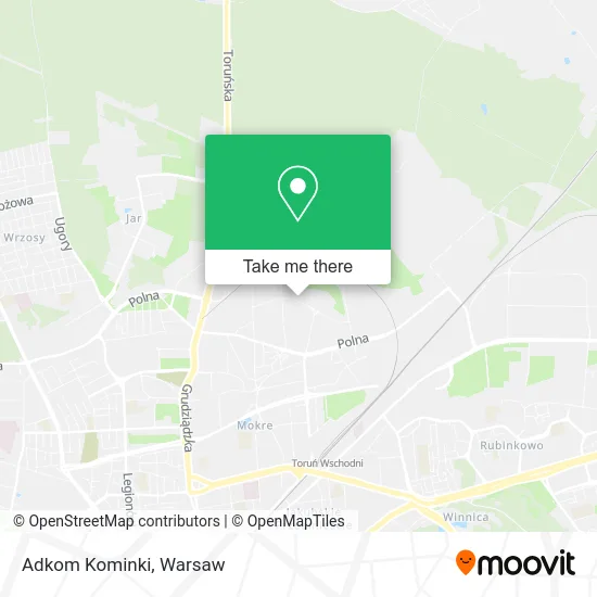 Adkom Kominki map