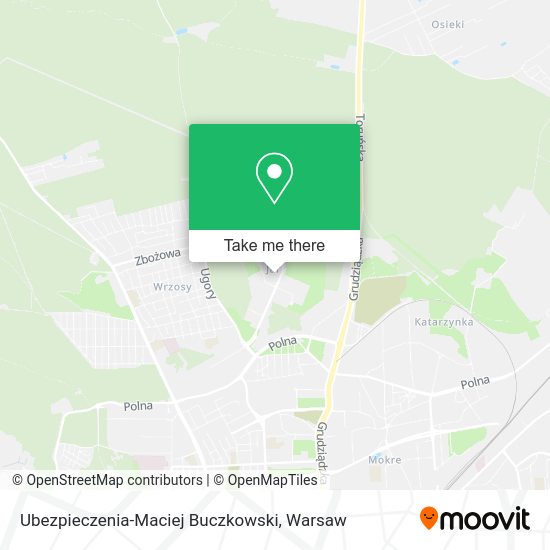 Ubezpieczenia-Maciej Buczkowski map