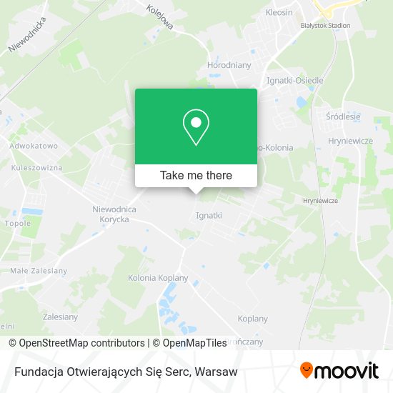 Fundacja Otwierających Się Serc map