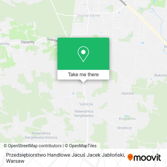 Przedsiębiorstwo Handlowe Jacuś Jacek Jabłoński map