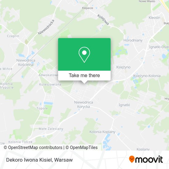 Dekoro Iwona Kisiel map