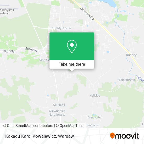 Kakadu Karol Kowalewicz map