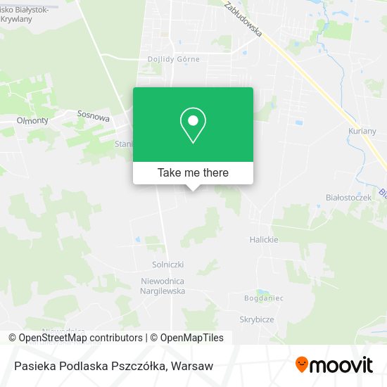 Pasieka Podlaska Pszczółka map