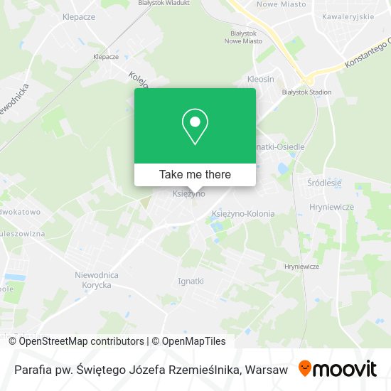 Parafia pw. Świętego Józefa Rzemieślnika map