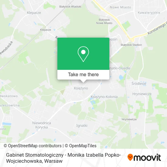 Gabinet Stomatologiczny - Monika Izabella Popko-Wojciechowska map
