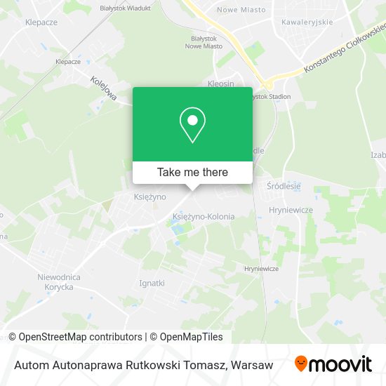 Autom Autonaprawa Rutkowski Tomasz map