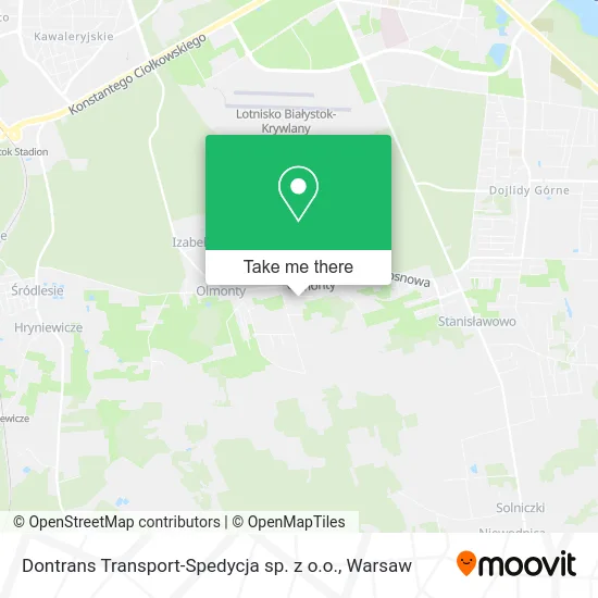 Карта Dontrans Transport-Spedycja sp. z o.o.
