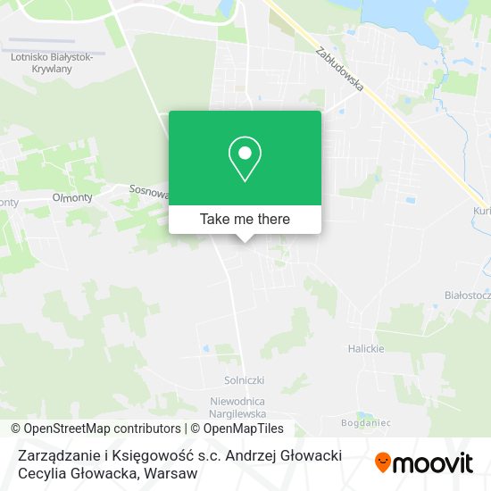 Zarządzanie i Księgowość s.c. Andrzej Głowacki Cecylia Głowacka map