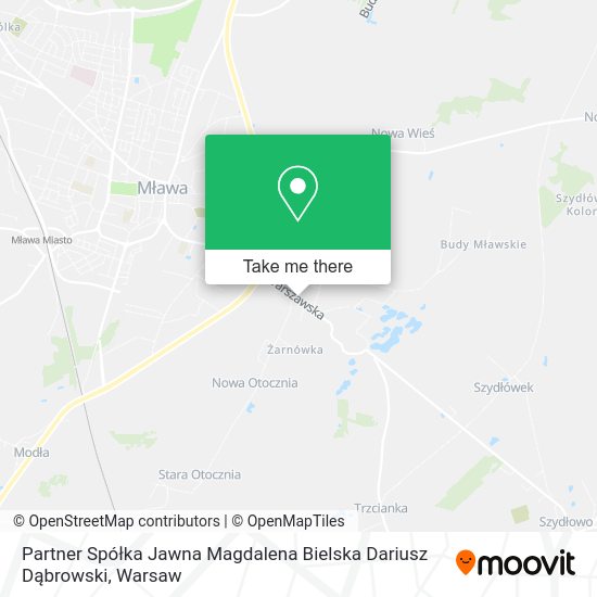 Partner Spółka Jawna Magdalena Bielska Dariusz Dąbrowski map