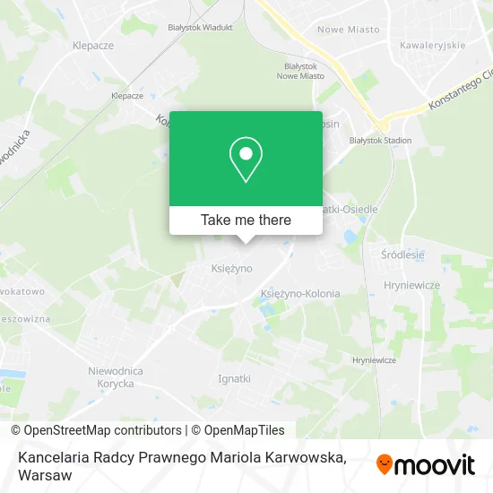 Kancelaria Radcy Prawnego Mariola Karwowska map