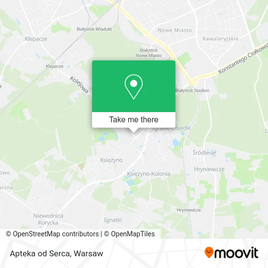 Карта Apteka od Serca