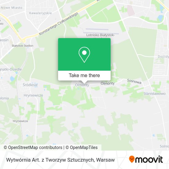 Wytwórnia Art. z Tworzyw Sztucznych map