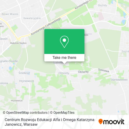 Centrum Rozwoju Edukacji Alfa i Omega Katarzyna Janowicz map