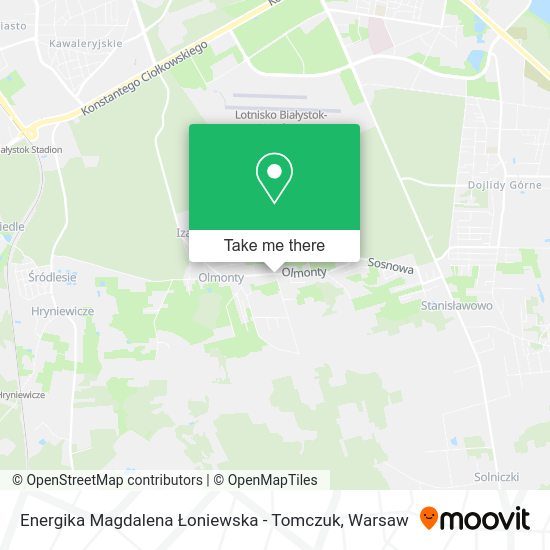 Energika Magdalena Łoniewska - Tomczuk map