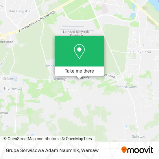 Карта Grupa Serwisowa Adam Naumnik
