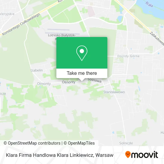 Карта Klara Firma Handlowa Klara Linkiewicz