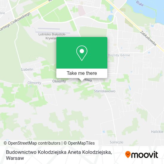 Budownictwo Kołodziejska Aneta Kołodziejska map