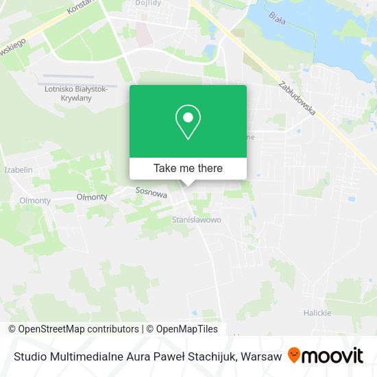 Studio Multimedialne Aura Paweł Stachijuk map