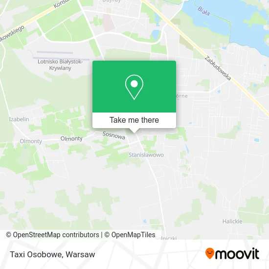 Карта Taxi Osobowe