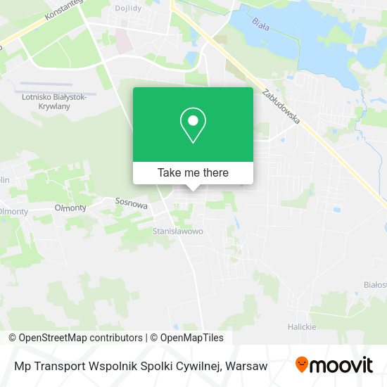 Mp Transport Wspolnik Spolki Cywilnej map