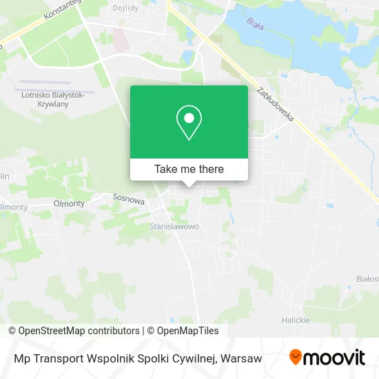 Карта Mp Transport Wspolnik Spolki Cywilnej