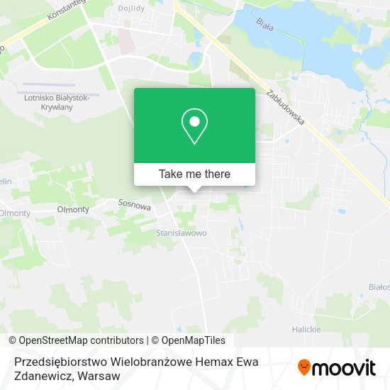 Przedsiębiorstwo Wielobranżowe Hemax Ewa Zdanewicz map