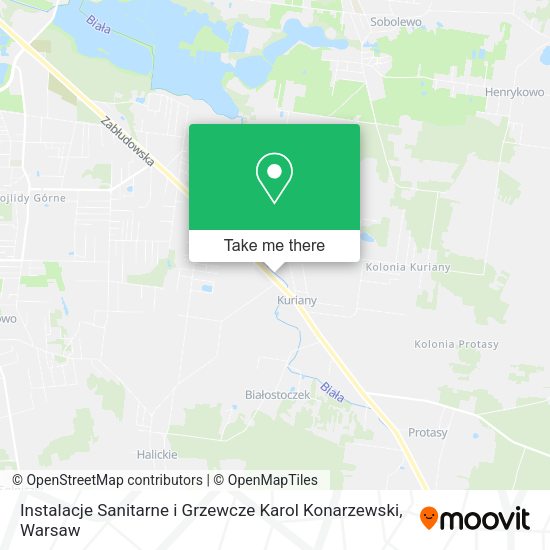 Instalacje Sanitarne i Grzewcze Karol Konarzewski map