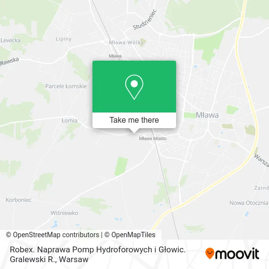 Карта Robex. Naprawa Pomp Hydroforowych i Głowic. Gralewski R.