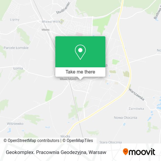 Geokomplex. Pracownia Geodezyjna map