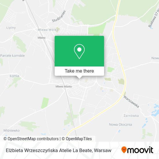 Elżbieta Wrzeszczyńska Atelie La Beate map