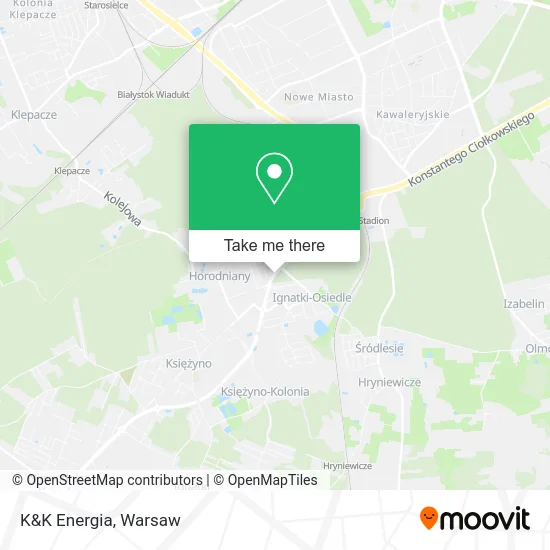 K&K Energia map