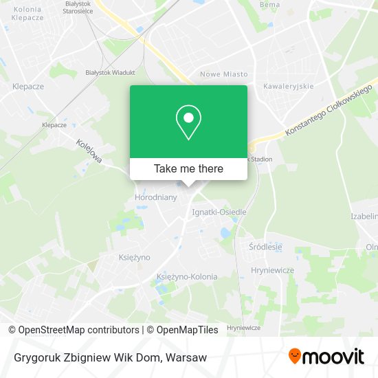 Grygoruk Zbigniew Wik Dom map