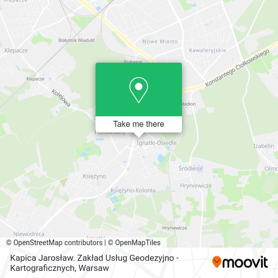 Kapica Jarosław. Zakład Usług Geodezyjno - Kartograficznych map