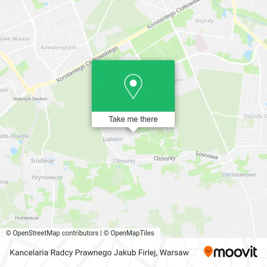 Карта Kancelaria Radcy Prawnego Jakub Firlej