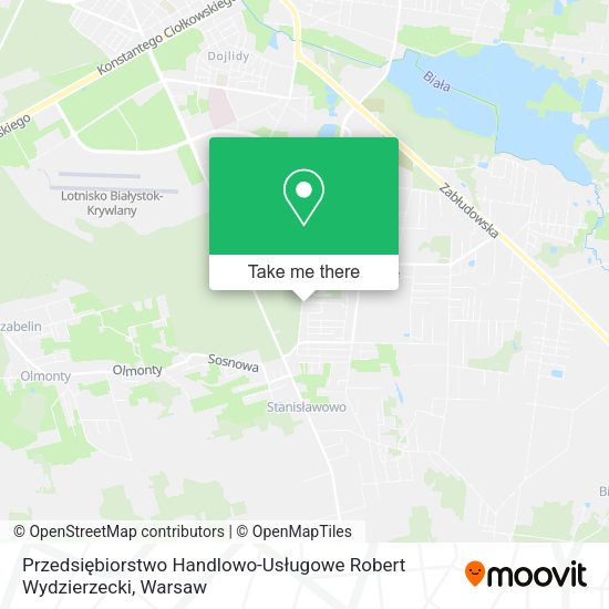 Przedsiębiorstwo Handlowo-Usługowe Robert Wydzierzecki map