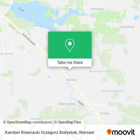 Kamber Kownacki Grzegorz Białystok map