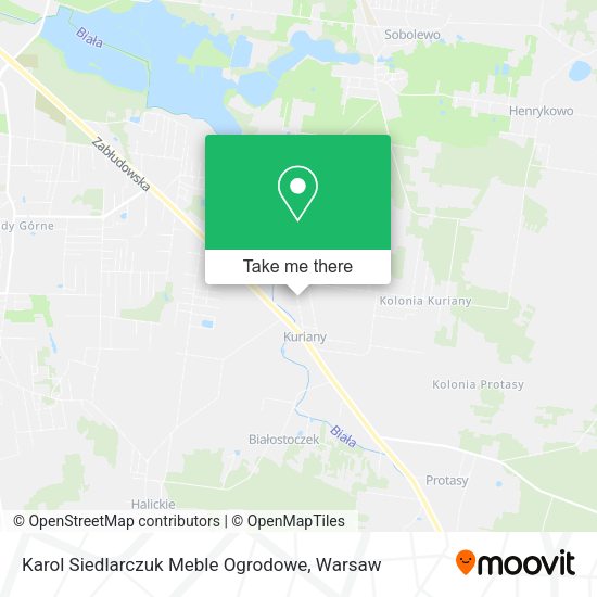 Karol Siedlarczuk Meble Ogrodowe map