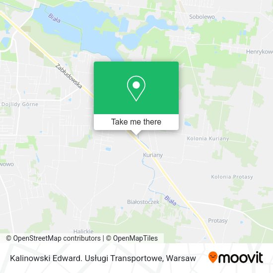 Kalinowski Edward. Usługi Transportowe map