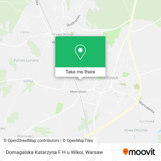 Карта Domagalska Katarzyna F H u Wikol