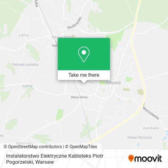 Instalatorstwo Elektryczne Kabloteks Piotr Pogorzelski map