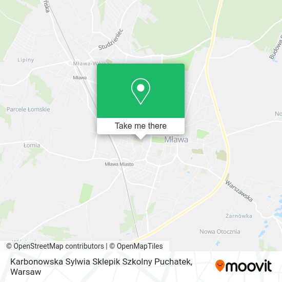 Karbonowska Sylwia Sklepik Szkolny Puchatek map