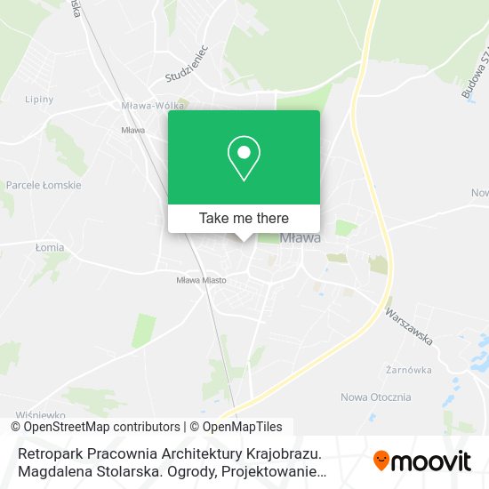 Retropark Pracownia Architektury Krajobrazu. Magdalena Stolarska. Ogrody, Projektowanie Ogrodów map