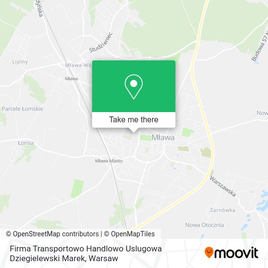 Firma Transportowo Handlowo Uslugowa Dziegielewski Marek map