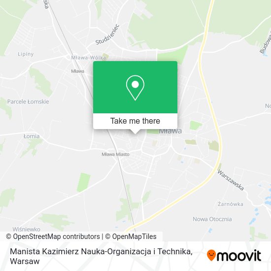 Manista Kazimierz Nauka-Organizacja i Technika map