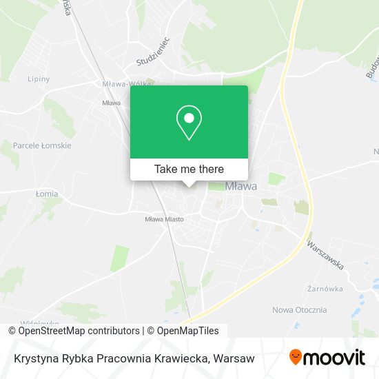 Krystyna Rybka Pracownia Krawiecka map