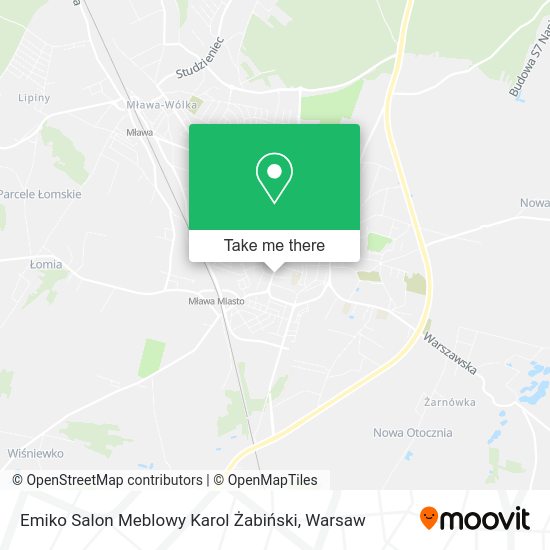 Emiko Salon Meblowy Karol Żabiński map